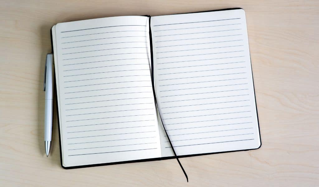 lined journal notebook