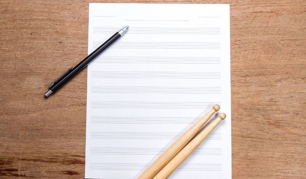 blank music sheets